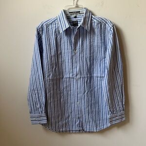 Ike Behar Classic Blue and White Shirt NWOT Boy’s Size 14